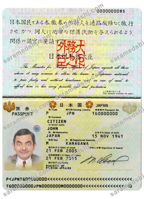 JAPAN passport 2005-2015